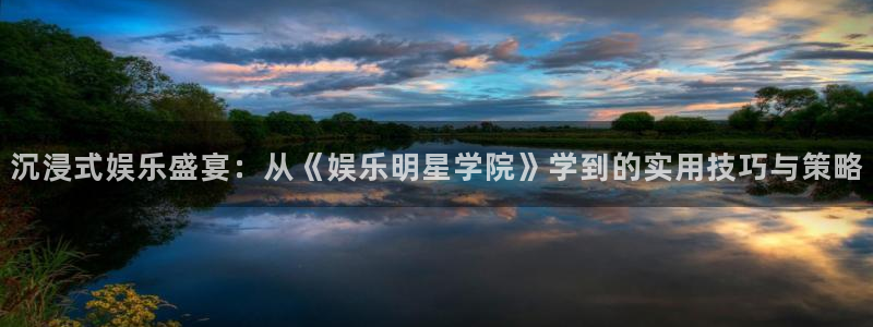 乐天堂fun官网入口：沉浸式娱乐盛宴：从《娱乐明星学院》学到的实用技巧与策略