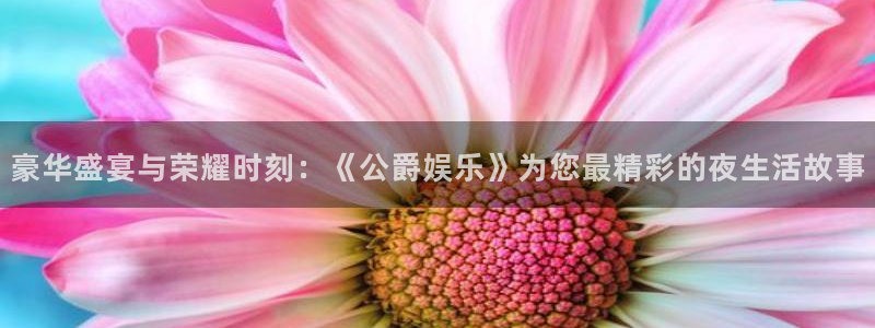 乐天堂fun登录：豪华盛宴与荣耀时刻：《公爵娱乐》为您最精彩的夜生活故事